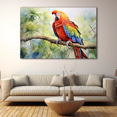Parrot Watercolor Painting